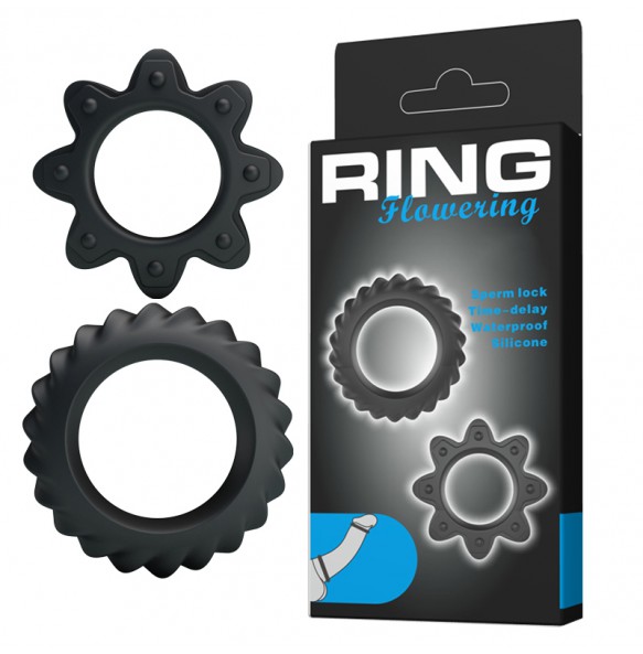 BAILE Male Delay Cock Rings Set B